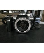 Minolta Maxxum 3000i SLR 35mm Camera &amp; Vivitar Series 1 Lens - £23.73 GBP