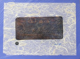 Chanel Plaque Immatriculation Imprimé Par Fairchild Paris - $155.76