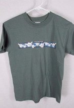 Hang Loose Olive  Army Green T-Shirt Hawaii Boys child Size Medium 10-12 - $6.92