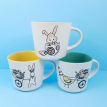 Coffee Mug Cup Your Choice of Color Spring Bunny by Blue Sky Spectrum 14oz - £7.97 GBP