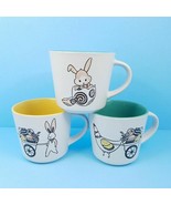 Coffee Mug Cup Your Choice of Color Spring Bunny by Blue Sky Spectrum 14oz - £7.85 GBP