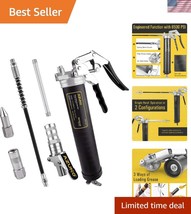 Heavy Duty Pistol Grip Grease Gun - 6500 PSI with Flex Hose &amp; Metal Exte... - $57.00