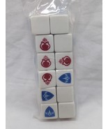 (12) Heroscape White Dice Accessories - $369.25 MXN