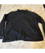 Croft &amp; Barrow Polo Shirt Men&#39;s XXL Short Sleeve Black Easy Care High Lo... - $330.68 MXN