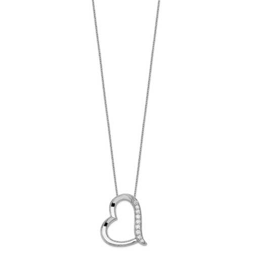 Sentimental Expressions Silver  Antiqued CZ Daughter-In-Law 18in Necklace QSX286 Item image 2