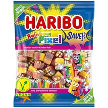 Haribo Rainbow Pixels Gummy Bears From Europe- Vegetarian -160g-FREE Shipping - $8.37