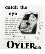 Oyler Car Seat Covers Fabric 1954 Advertisement UK Import Automotive DWII10 - $19.99