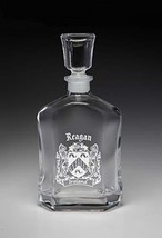 Reagan Irish Coat of Arms Whiskey Decanter (Sand Etched) - $47.04