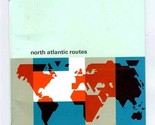 KLM Royal Dutch Airlines North Atlantic Routes and Passenger Guide 1960&#39;s - $21.75