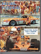 RACING PICTORIAL 1976 SUMMER-YEARBOOK-CALE YARBOROUGH-JOHNNY RUTHERFORD FN - £42.72 GBP