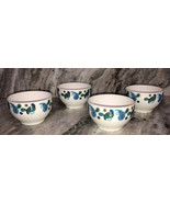 SET Of 4 ROYAL NORFOLK PAISLEY BLUE CEREAL/SERVING BOWL-Micro Safe-NEW-S... - $41.98