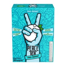 12 Cans of Peace Tea Sno-Berry Can 341ml/ 11.5oz Each From Canada- Free Shipping - £28.88 GBP