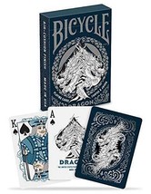 Bicycle Dragon Playing Cards,Blue - £13.25 GBP