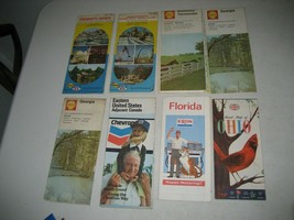 13 Vintage Road Maps Lot Exxon Sohio Shell Sunoco Dx 1960-70s - £11.76 GBP