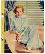 CAROLE LOMBARD-PARAMOUNT STAR-IN ACTION Color Photo &amp; Facts &#39;30s Dixie C... - $47.99 CAD
