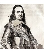 Peter Stuyvesant Portrait 1845 Wood Engraving Victorian Revolution DWY9A - €34,34 EUR
