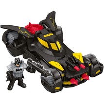 Fisher- Imaginext FGC31 Dc Super Friends Legends of Batman Deluxe Batmobile, Bla - £41.08 GBP