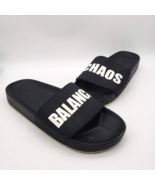 UNDERCOVER X HAYN Chaos &amp; Balance Slides Shower Sandals Black (Men&#39;s US ... - $49.45