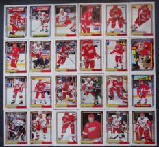 1992-93 Topps Detroit Red Wings Team Set of 24 Hockey Cards - £7.84 GBP