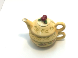 DesignPac Inc. Autumn Fall Teapot Colorful Leaves Floral Design Three Layer - £7.78 GBP