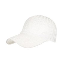 Spring And Autumn Version Knitted Peaked Hat Hollow Breathable Sunshade ... - £9.77 GBP