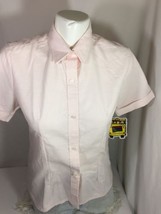 Sunshine Girl Youth Casual Pink Shirt Size Large Short Sleeve Button Up ... - $23.38