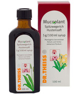 Dr Theiss Mucoplant plantain syrup for productive cough 100 ml - £16.83 GBP