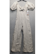 Billabong Jumpsuit Women&#39;s M Multi Polka Dot Linen Sincerely Jules Shout... - $746.81 MXN
