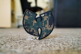 Wu Tang Logo Digital Camouflage Embroidered Patch - £9.34 GBP