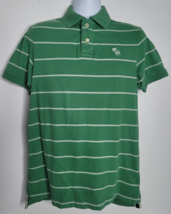 ABERCROMBIE &amp; FITCH Muscle Polo Shirt Large Mens MOOSE Vintage Y2k 00s P... - $24.99