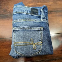 Denizen Levis High Rise Vintage Slim Jeans Distressed Juniors 5 W27 (29x... - $24.12