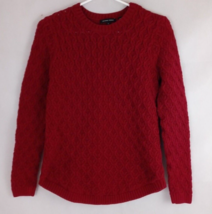 Jeanne Pierre Women&#39;s Solid Red Sweater Size Small - £13.02 GBP