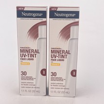 Neutrogena Purescreen Mineral UV Tint Face Liquid Sunscreen Deep BB9/24 ... - £14.42 GBP