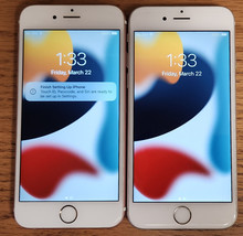 (Lot of 2) Apple iPhone 6s - 16GB/64GB - Silver/Rose Gold - 4.7&quot; - £156.58 GBP