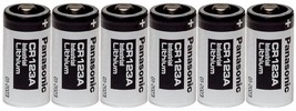 Panasonic Industrial CR123A Lithium Battery 3V 6 Pack - £11.14 GBP