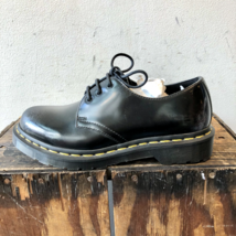 6 / 37 - Dr Martens NEW Black Leather Oxford Polished Smooth Shoes 0803BM - $100.00