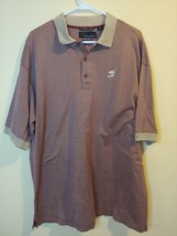 Greg Norman Mercerized 2-ply Cotton XL Golf Shirt Burgundy Embroidered Witch - £12.73 GBP