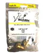 Tube Elbow, 1/4&#39;&#39; X 1/4&#39;&#39;, 90°, Brass, 200 psi - SharkBite ® U244LFA - $18.38 MXN