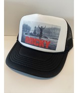 Vintage Rocky Hat Trucker Hat Black Classic Boxing Movie Cap New Unworn - $15.57