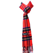 12 Pcs Red Green Stewart Cashmere Scarf Scarves Scotland Mens Womens - £83.90 GBP