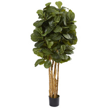 5&#39; Fiddle Leaf Fig Artificial Tree - £127.57 GBP