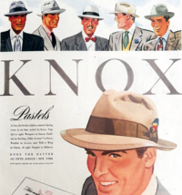 1947 Charles Knox Hats Advertisement Spring Pastels Fashion Accessories ... - $29.99