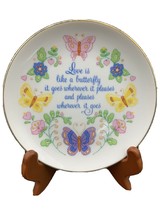 Genuine Porcelain Heirloom Editions By Paula Butterfly Collector Plate - $4.70