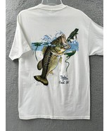 Vintage “Fishin Fever” Fishing TShirt  Made In USA Single Stitch Short S... - $26.00