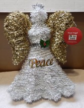 Christmas Angel Tree Topper Ornament You Choose Color 15&quot;x12&quot; Winter Won... - $12.89