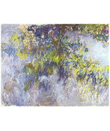 Framed canvas art print giclée wisteria-claude monet - $24.26 CAD+