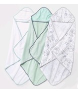 Cloud Island 3-Pack Infant Lightweight Hooded Towels - Green/Lemon - 30&quot;... - $265.80 MXN