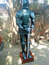 Oscuro Antigüedad Medieval Armor Suit Batalla Listo Armor Disfraz - $1,072.44