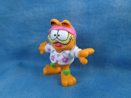 Vintage 1978 - 1981 Garfield Skateboarder Miniature Figure or Cake Topper - $1.52