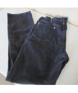 Mens 35X34 Wrangler Jeans Black Denim Pants 948BLK - £18.07 GBP